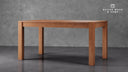 Grayson Solid Wood Rustic Dining Table for 4 to 6 People - Caramel Oak