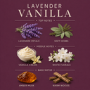 Lavender Vanilla 3-Wick Candle — view 6