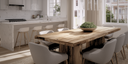 How Can You Style A Farmhouse Table To Match Modern Or Rustic Interiors