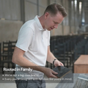 Sawyer Real Solid Wood Rustic Farmhouse Dining Table Handcrafted Seats 4 to 6 - Creamy White Oak