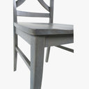 Classic X Back Side Chair Set of 2, Gray Oak