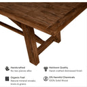 Orchard 83"-103" Wide Solid Wood Extendable Dining Table, Rich Walnut Brown