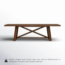 Orchard 83"-103" Wide Solid Wood Extendable Dining Table, Rich Walnut Brown