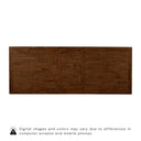 Orchard 83"-103" Wide Solid Wood Extendable Dining Table, Rich Walnut Brown