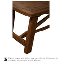 Orchard 83"-103" Wide Solid Wood Extendable Dining Table, Rich Walnut Brown