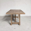 Orchard Solid Wood Extendable Dining Table, Weathered Natural Oak