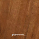 Astor Fluted Round Storage Coffee Table, Warm Brown Oak