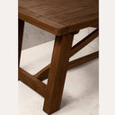 Orchard Extendable Solid Wood Dining Table, Rich Walnut Brown