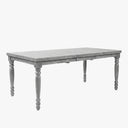 Extendable Sawyer Solid Wood Farmhouse Dining Table for 4 to 8 People - Gray Oak
