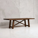 Orchard Extendable Solid Wood Dining Table, Rich Walnut Brown