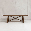 Orchard Extendable Solid Wood Dining Table, Rich Walnut Brown