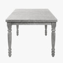 Extendable Sawyer Solid Wood Farmhouse Dining Table for 4 to 8 People - Gray Oak