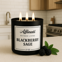 Blackberry Sage 3-Wick Candle – 17 oz