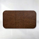 Wooden tray on a white background