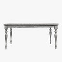 Granham Solid Wood Dining Table for 4 to 6 People - Gray Oak