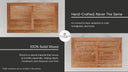 Granham Ash Caramel Oak Farmhouse Dining Table