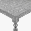 Granham Solid Wood Dining Table for 4 to 6 People - Gray Oak