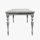 Granham Solid Wood Dining Table for 4 to 6 People - Gray Oak
