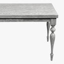 Granham Solid Wood Dining Table for 4 to 6 People - Gray Oak
