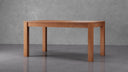 Grayson Solid Wood Rustic Dining Table for 4 to 6 People - Caramel Oak