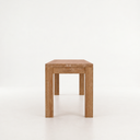 Grayson Solid Wood Dining Bench 60" Rustic Pine, Honey Natural Finish