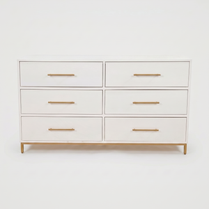 Better Wood 6-Drawer Dresser, Creamy White