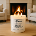 Arctic Cedarwood 3-Wick Candle – 17 oz