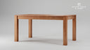Grayson Solid Wood Rustic Dining Table for 4 to 6 People - Caramel Oak