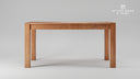 Grayson Solid Wood Rustic Dining Table for 4 to 6 People - Caramel Oak