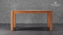 Grayson Solid Wood Rustic Dining Table for 4 to 6 People - Caramel Oak