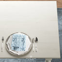 Sawyer Real Solid Wood Rustic Farmhouse Dining Table Handcrafted Seats 4 to 6 - Creamy White Oak