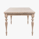 Extendable Granham Solid Wood Farmhouse Dining Table for 4 to 8 People - Natural Oak