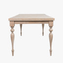 Granham Solid Wood Farmhouse Dining Table for 4 to 6 People - Natural Oak