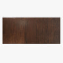 Extendable Sawyer Solid Wood Farmhouse Dining Table for 4 to 8 People - Walnut Brown