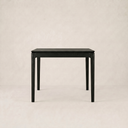 72" Victoria Solid Wood Dining Table, Ebony