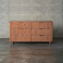 Fluted 6 Drawer Dresser For Bedroom, Chest of Drawers For Adults and Kids