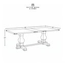 Line drawing of a wooden table with dimensions 88 inches wide by 40 inches deep by 30 inches tall, featuring the brand 'Better Wood & Home'.