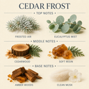 Cedar Frost 3-Wick Candle