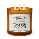 Toasted Coconut 3-Wick Candle – 17 oz