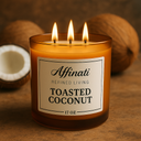 Toasted Coconut 3-Wick Candle – 17 oz