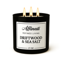 Driftwood &amp; Sea Salt 3-Wick Candle – 17 oz