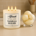 Vanilla Sugar 3-Wick Candle – 17 oz