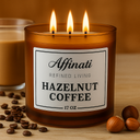 Hazelnut Coffee 3-Wick Candle – 17 oz