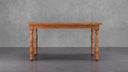 Granham Ash Caramel Oak Farmhouse Dining Table