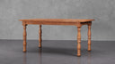 Granham Ash Caramel Oak Farmhouse Dining Table