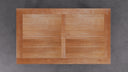 Granham Ash Caramel Oak Farmhouse Dining Table