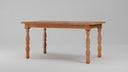 Granham Ash Caramel Oak Farmhouse Dining Table