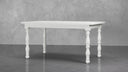Granham Ash Creamy White Oak Farmhouse Dining Table