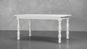 Granham Ash Creamy White Oak Farmhouse Dining Table