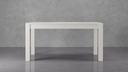 Grayson Creamy White Oak Modern Rustic Dining Table